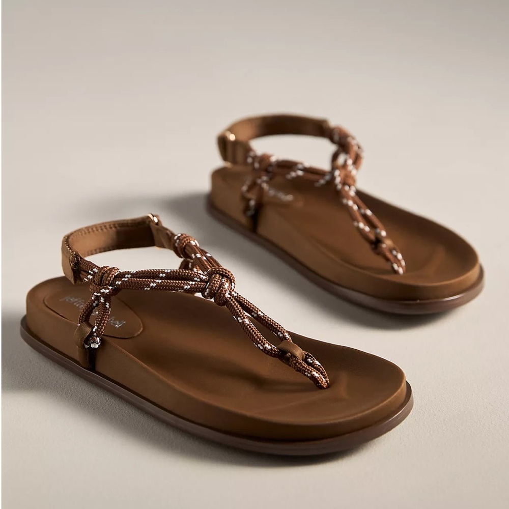 NEW Jeffrey Campbell All-Aboard Rope Sandals